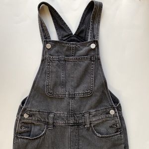Old Navy girls distressed overalls